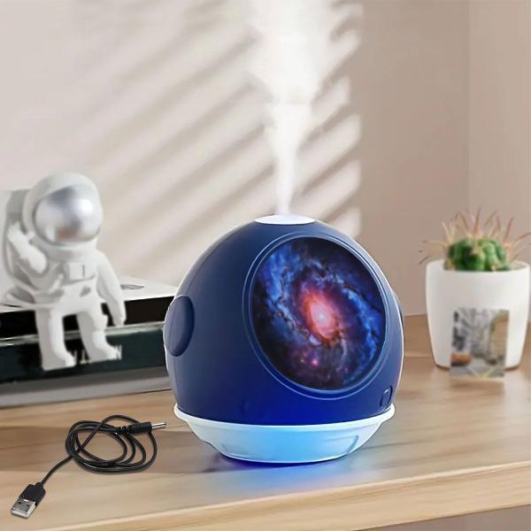 Imagem de Umidificador Climatizador Astronauta Infantil Aromatizador Purificador de Ar Ambiente Quarto Sala Mesa Decoraçao Silencioso Saudavel