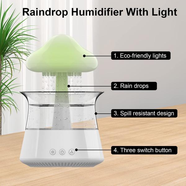 Imagem de Umidificador Cloud Rain para quarto e quarto grande branco