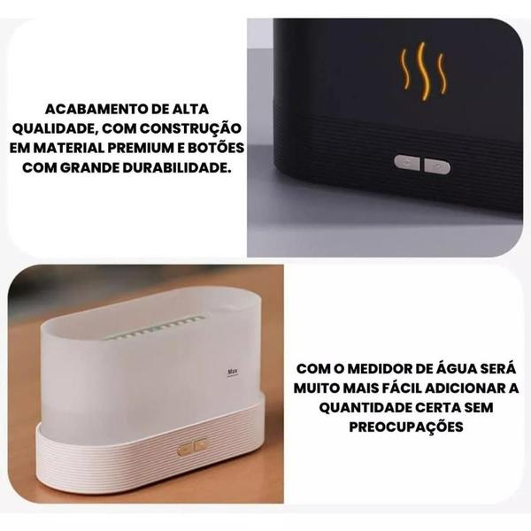 Imagem de Umidificador com Nebulização e Efeito Lareira