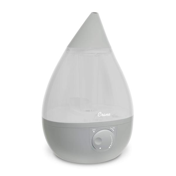 Imagem de Umidificador Crane Ultrasonic Cool Mist 3.8L para quarto cinza