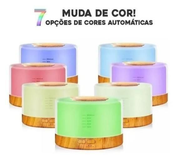 Imagem de Umidificador De Ar Climatizador Difusor Aromatizador 500Ml