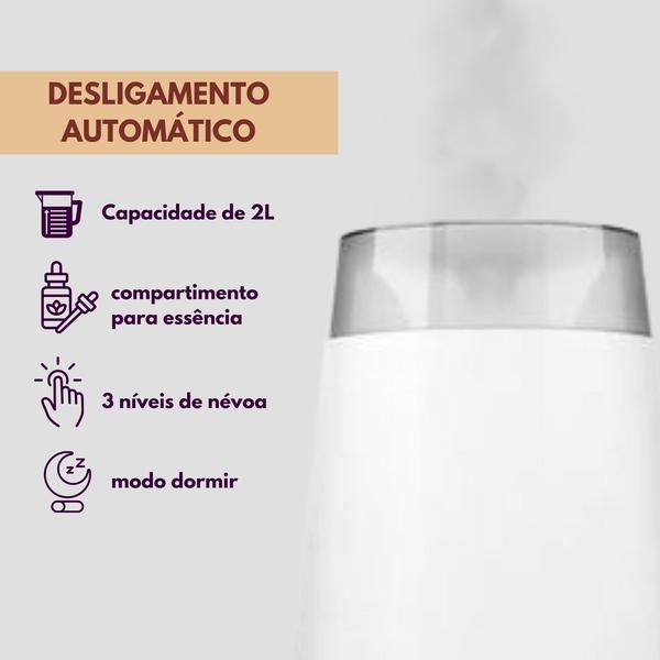 Imagem de umidificador de ar com aromatizador Black+Decker 2L AIR2000