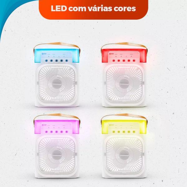 Imagem de Umidificador de Ar com Ventilador Potente para Conforto Diário Pronta Entrega