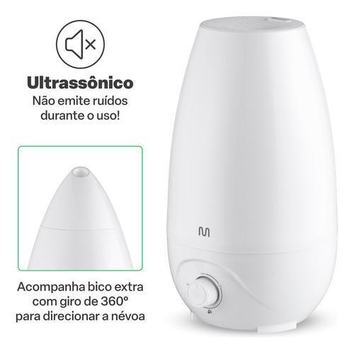 Imagem de Umidificador De Ar Multilaser HC118 Cor Branco 110V/220V 2.6L