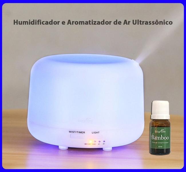 Imagem de Umidificador De Ar Purificador Aroma Difusor Portátil Led