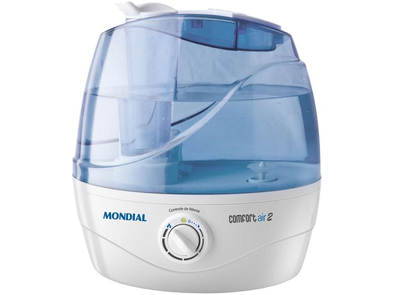 Umidificador de Ar Ultrassônico 2,2L Mondial - Comfort Air 2 Umidificador de Ar Ultrassônico 2,2L Mondial - Comfort Air 2