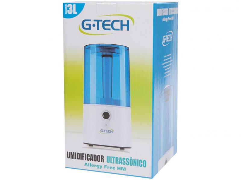 Imagem de Umidificador de Ar Ultrassônico 3L G-Tech - Allergy Free HM