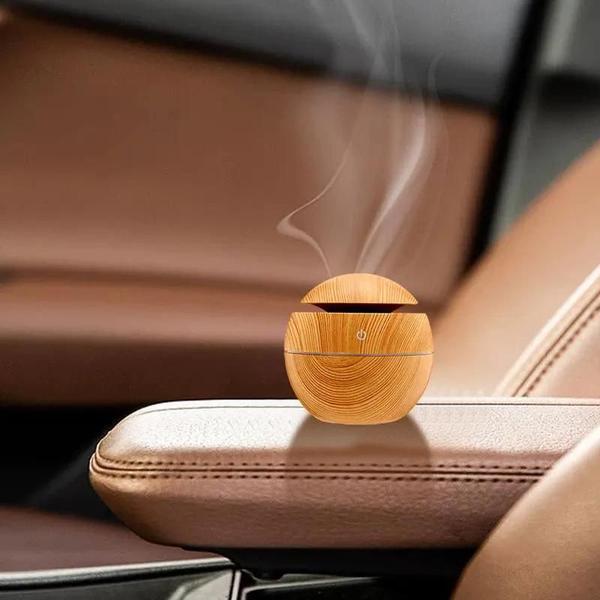 Imagem de Umidificador de Carro Cogumelo - Difusor de Aromas com Alta Neblina e Design Moderno