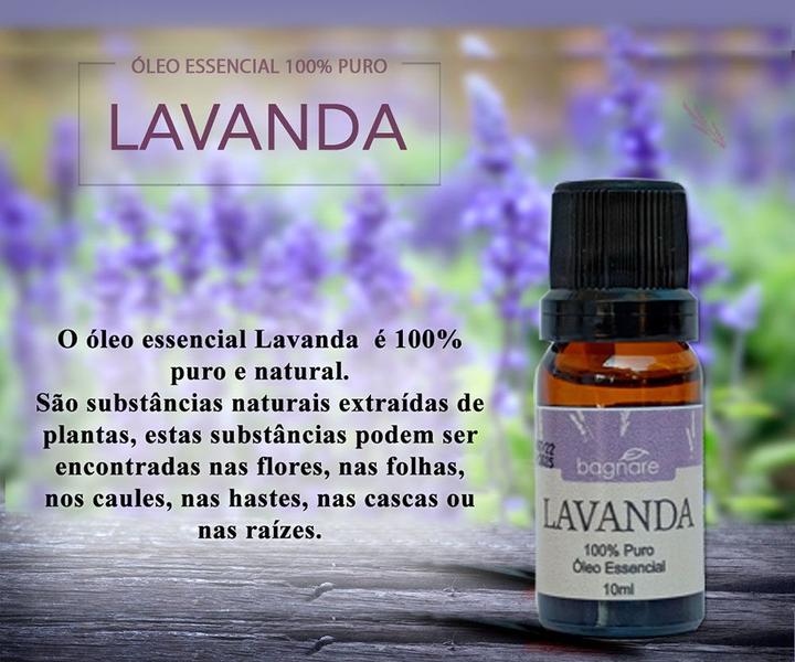 Imagem de Umidificador Difusor Ar Aromatizador Quarto Bebe com Óleo Essencial Lavanda 10 ml