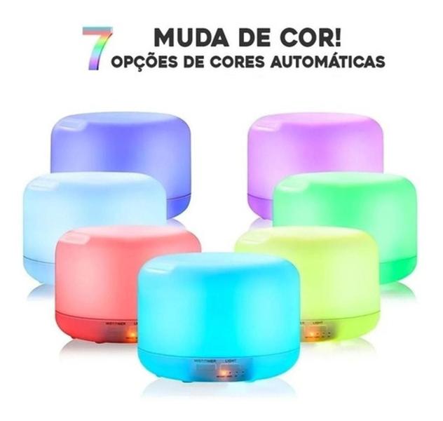 Imagem de Umidificador E Aromatizador 300Ml Com Iluminação