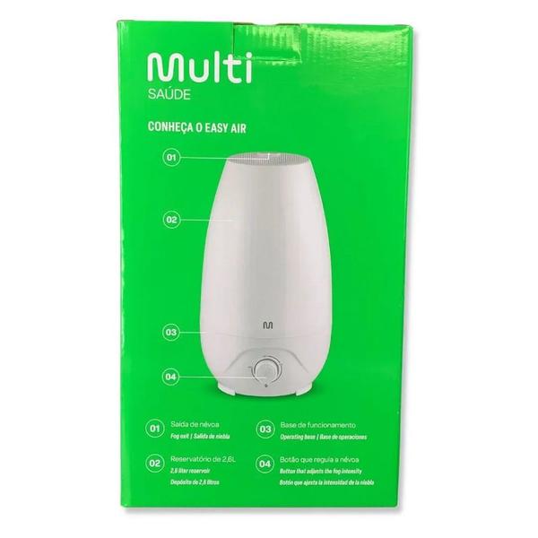 Imagem de Umidificador Multilser Easy Air Multi Saúde Bivolt 2,6l HC118