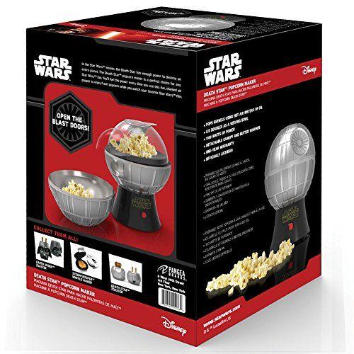 Imagem de Uncanny Brands Star Wars Death Star Popcorn Maker - Estilo Hot Air com tigela removível