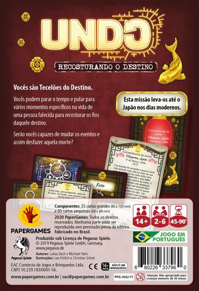 Imagem de Undo: Festival Da Flor De Cerejeira - Papergames - Dedução