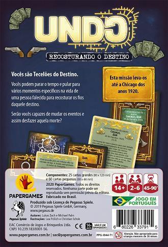 UNDO: Sangue na Sarjeta - PaperGames Imagem de UNDO: Sangue na Sarjeta