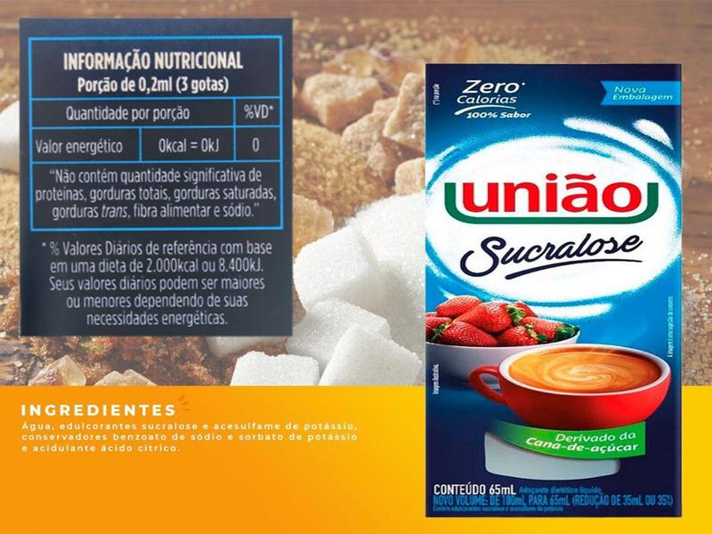 Imagem de União Adoçante Sucralose Líquido 65ml