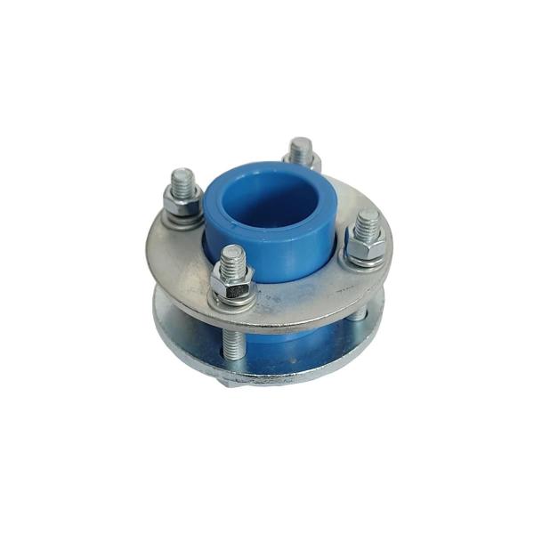 Imagem de União com Flange 110 mm PPR Azul para Rede de Ar Comprimido