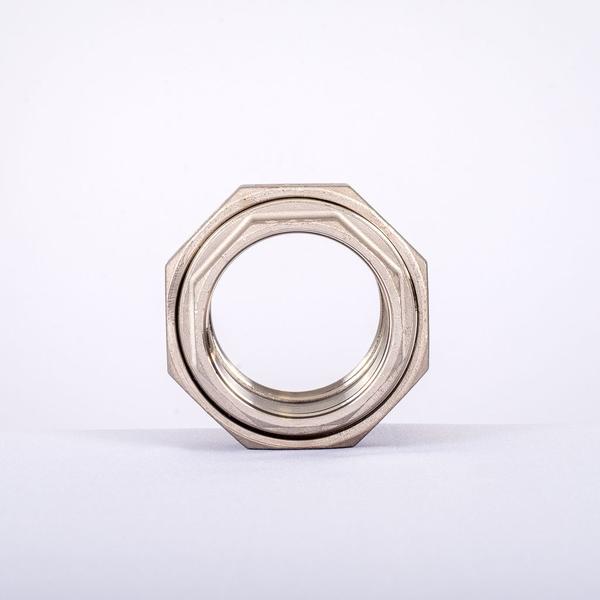 UNIÃO INOX 304 FF 150LBS ROSCA (BSP) IMP. - 3/4 (26.70mm) - 100% Metais Imagem de UNIÃO INOX 304 FF 150LBS ROSCA (BSP) IMP. - 3/4 (26.70mm)
