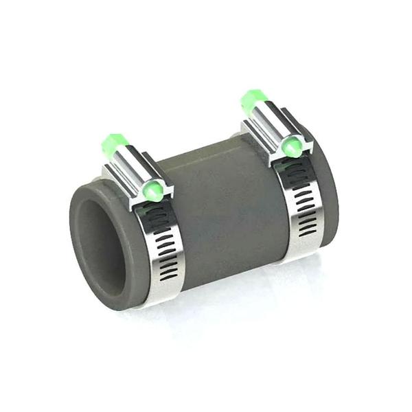 Imagem de União Luva Flexível Mangote Pvc E Ferro Dn50Mm Cano 1.1/2