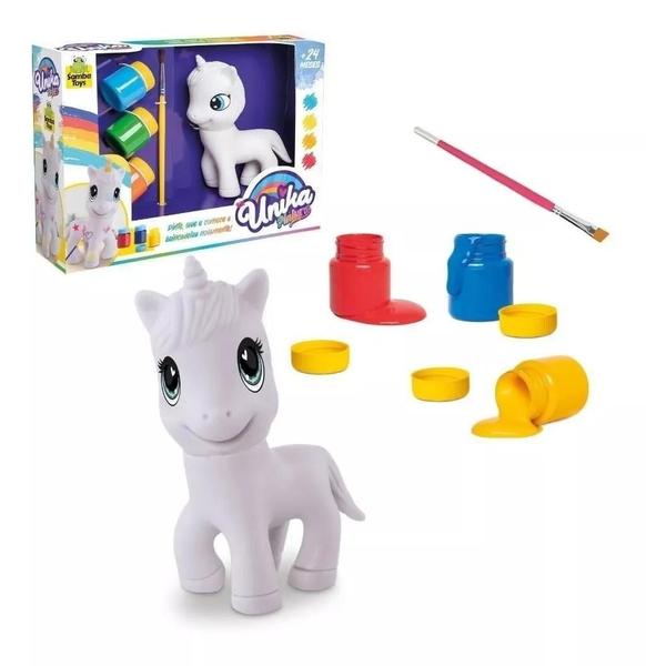 Imagem de Unicórnio kit unika de pintura 0901 - Samba Toys