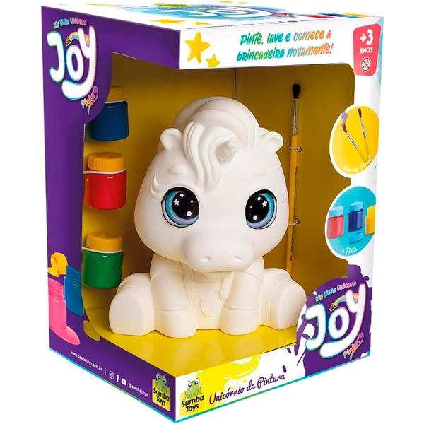 Imagem de Unicórnio Samba Toys Para Pintar Brinquedo Colorir Pintura - Samba Toys