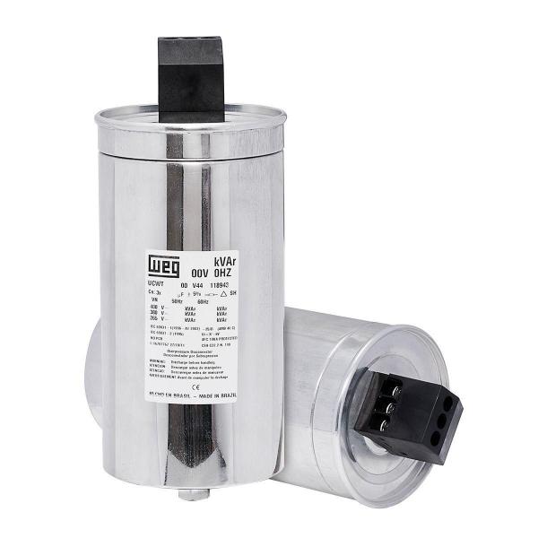 Unidade Capacitiva Trifásica 7,5Kvar 440V Ucwt - Weg Imagem de Unidade Capacitiva Trifásica 7,5Kvar 440V Ucwt - Weg