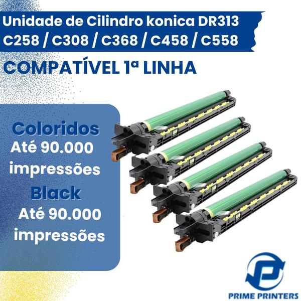 Imagem de Unidade de Cilindro konica DR313 / C258 / C308 / C368 / C458 / C558 Magenta