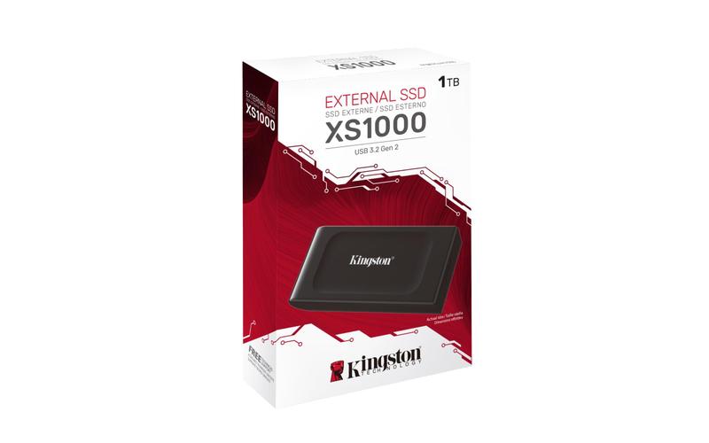 Imagem de Unidade de estado sólido externa Kingston XS1000 1TB USB 3.2