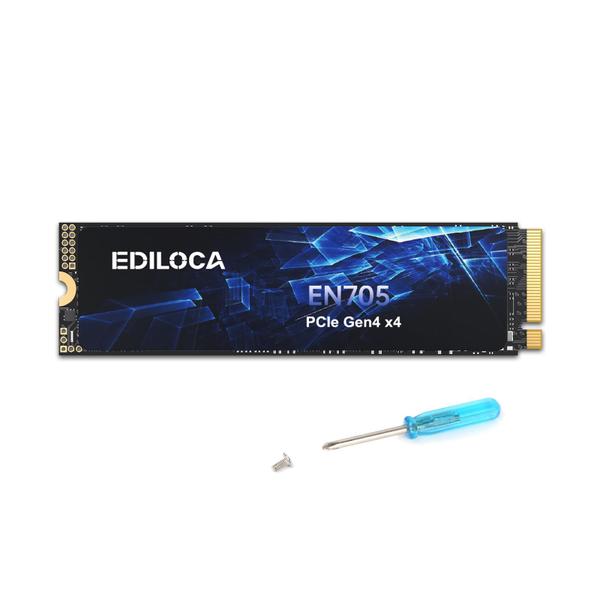 Imagem de Unidade de estado sólido interna Ediloca EN705 2TB PCIe Gen4 NVMe