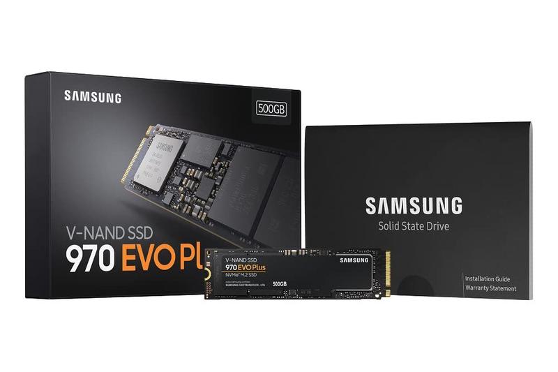 Imagem de Unidade de estado sólido Samsung 970 EVO Plus M.2 500 GB 2280 V-NAND NVMe PCIe