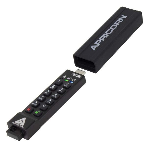 Imagem de Unidade flash Apricorn Aegis Secure Key 3 NXC 8GB USB 3.2 C