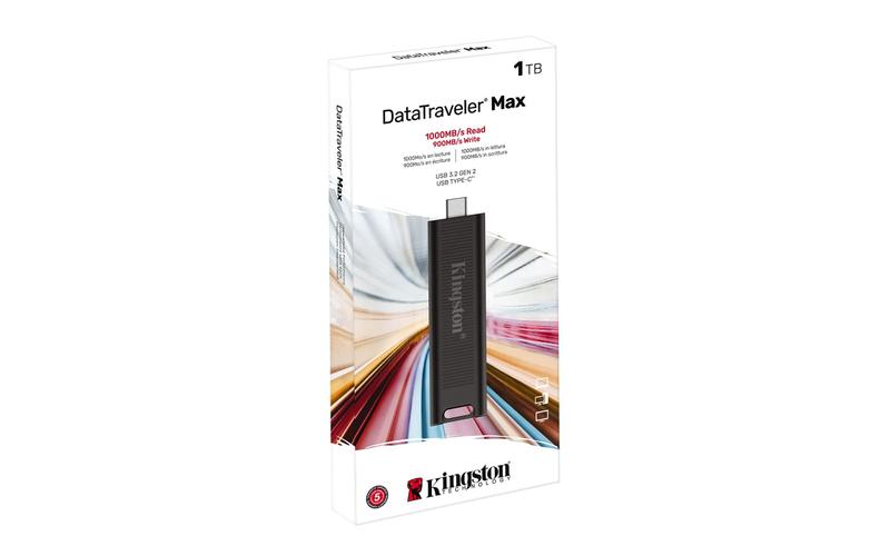 Imagem de Unidade flash Kingston DataTraveler Max 1 TB USB-C USB 3.2