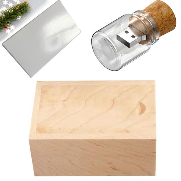 Imagem de Unidade flash USB BEIJIGUANG Cute Drift Bottle de 16 GB com Maple B