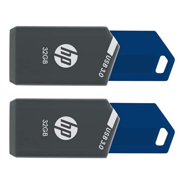 Imagem de Unidade flash USB HP x900w 32GB USB 3.0, pacote com 2