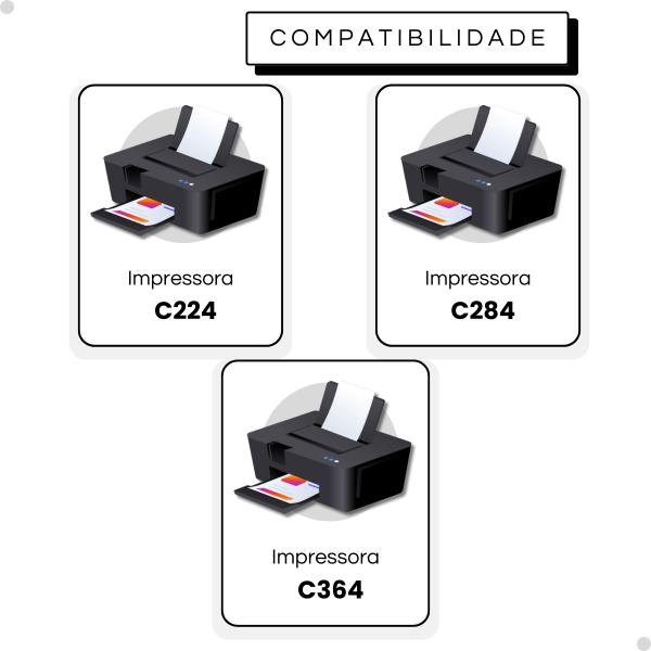 Imagem de Unidade Revelação Dv512 Compativel Konica C224 C284 C364 Y