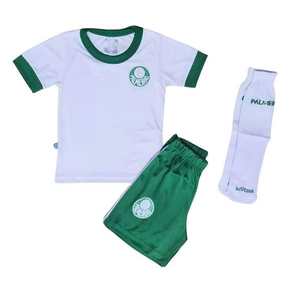 Imagem de Uniforme Infantil Palmeiras Branco Artilheiro Oficial