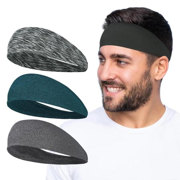 Imagem de Unissex Elástico Esporte Bandana Fitness Correndo Yoga Ginásio Tênis Basquete Sweatband