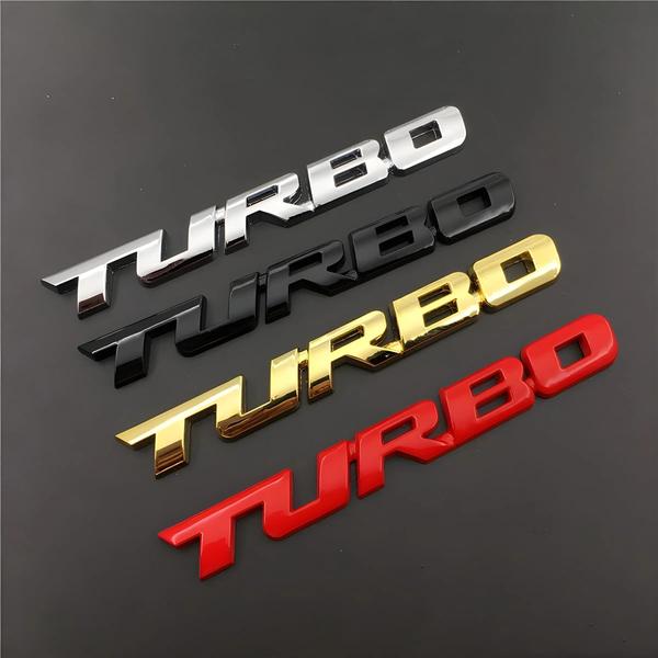 Imagem de Universal 3D Metal Turbo Boost Carro Emblema Emblema Adesivo Acessórios Auto