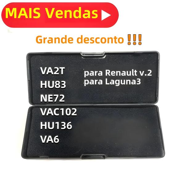 Imagem de Universal Lishi 2 Em 1 Conjunto De Ferramentas De Seleção De Fechadura De Carro HU162T HU39 HON58R