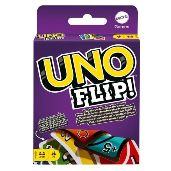 Imagem de Uno Flip Jogo de Cartas 112 Cartas - Mattel Oficial