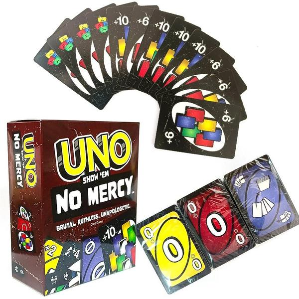 Imagem de UNO No Mercy Board Game Cards