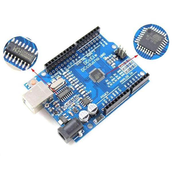 Imagem de Uno R3 SMD Chip Arduino com Cabo USB - Versatilidade / Economia