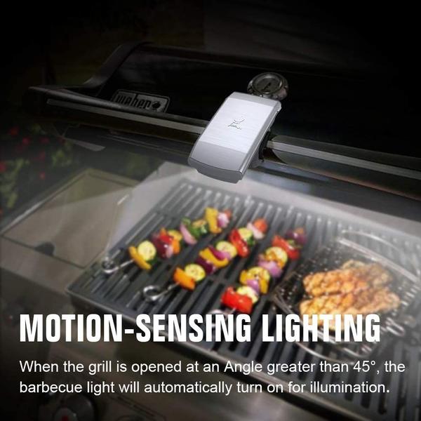 Imagem de up Grill Iluminação LED Churrasqueira Grill 'N Go Light, Fits Current Spirit, Genesis e Summit Grills Gift Grey