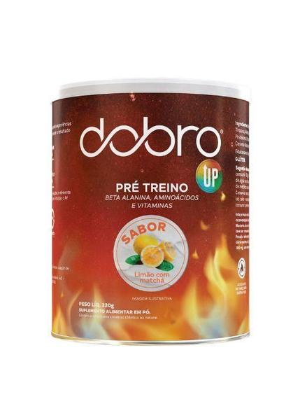 Up Pré-Treino Com Beta Alanina Sabor Limão Matchá 1Un X 220G - Dobro Imagem de Up Pré-Treino Com Beta Alanina Sabor Limão Matchá 1Un X 220G