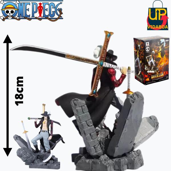 Imagem de UpVidaBoa Boneco Premium One Piece - Dracule Mihawk 18cm