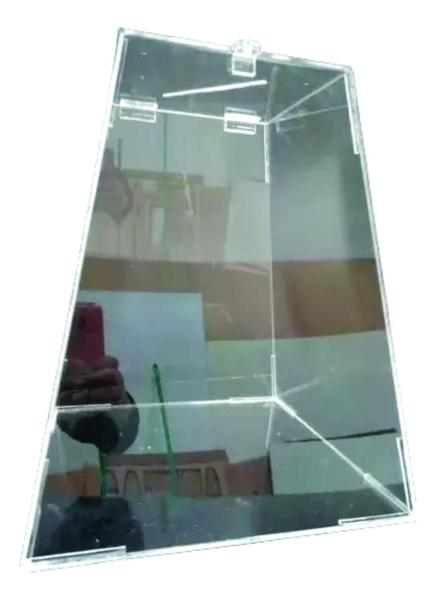 Imagem de Urna Em Acrílico Transparente (cristal) C/ 40cm De Altura