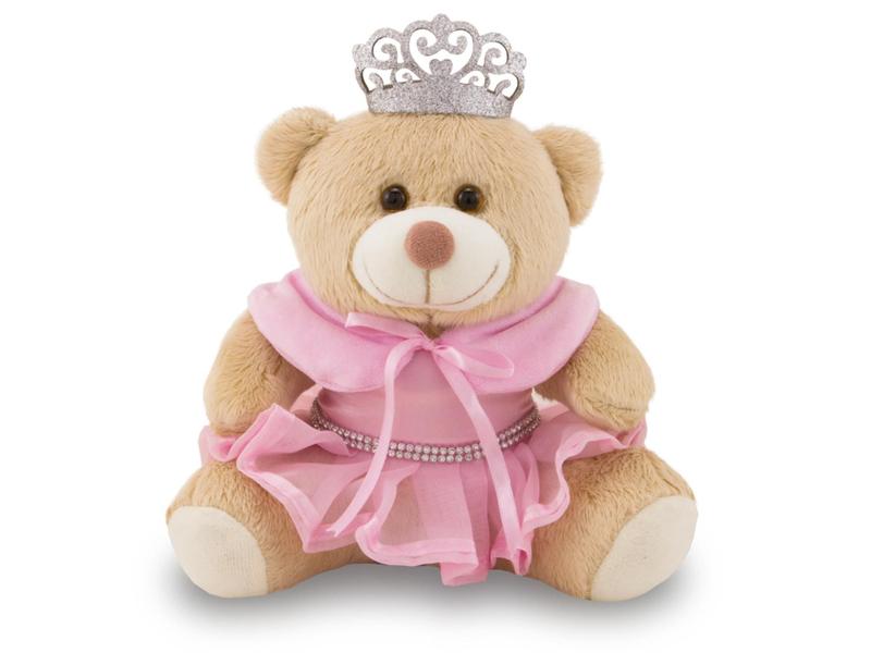 Imagem de Ursa de Pelúcia Princesa 45cm Decoração de Festas