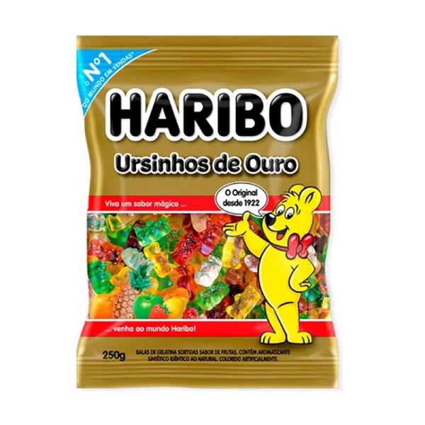 Ursinhos De Ouro Haribo 250 G Imagem de Ursinhos De Ouro Haribo 250 G
