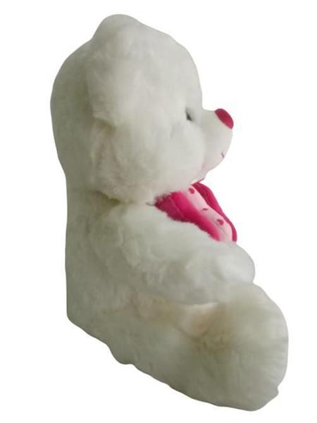 Imagem de Urso 3 Corações Branco Fizzy Fe6970 33Cm