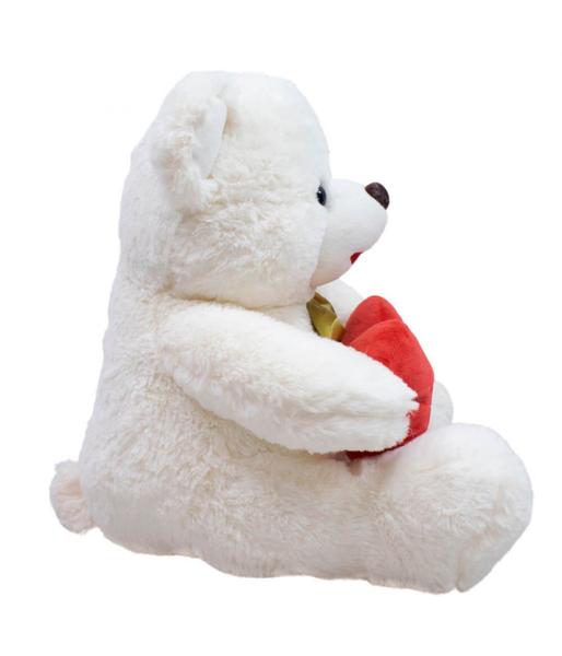 Imagem de Urso Branco Coração Te Amo 40cm Pelúcia