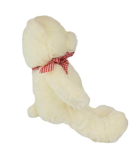 Imagem de Urso Branco Laço 43cm - Pelúcia